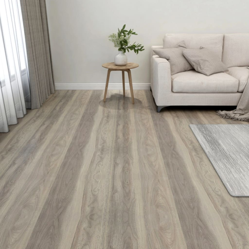 Samolepicí Podlahové Desky 55 Ks Pvc 5,11 M² Taupe - Kamenná zeď
