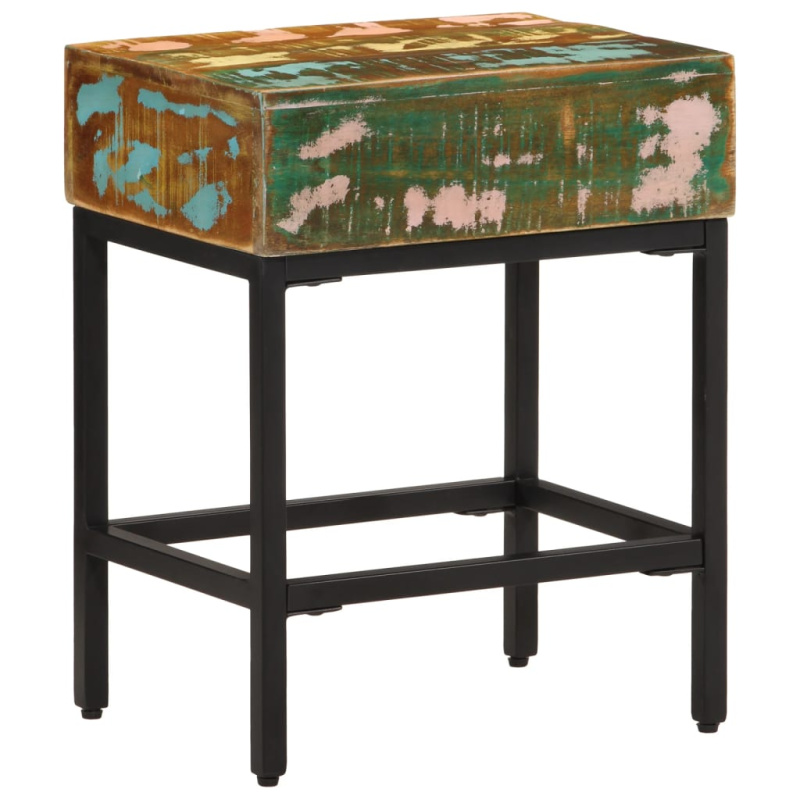 Odkládací Stolek 40 X 30 X 51 Cm - masivní mangovníkové dřevo