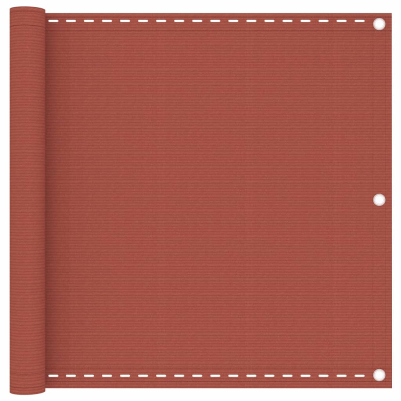 Balkonová Zástěna Terakota Hdpe Cihlová - 90 x 600 cm