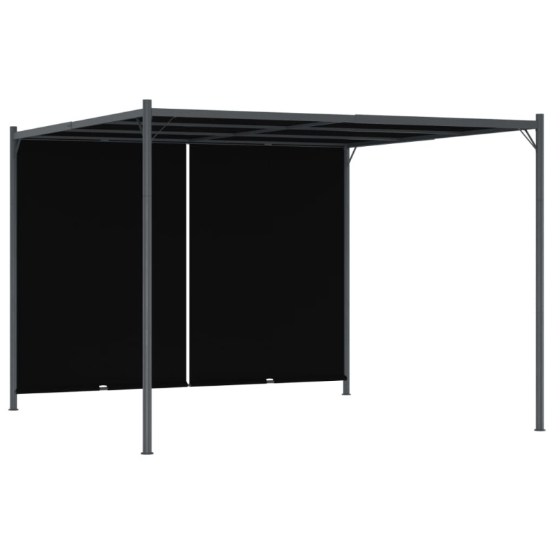 Zahradní Pergola Se Zatahovací Střechou 3 X 3 M - Taupe