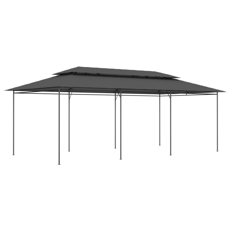 Altán 600 X 298 X 270 Cm Antracitový - Taupe / se závěsem