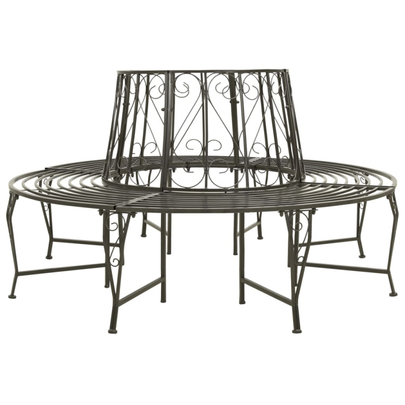 Zahradní Lavice Kolem Stromu 160 Cm Ocel - Kruh