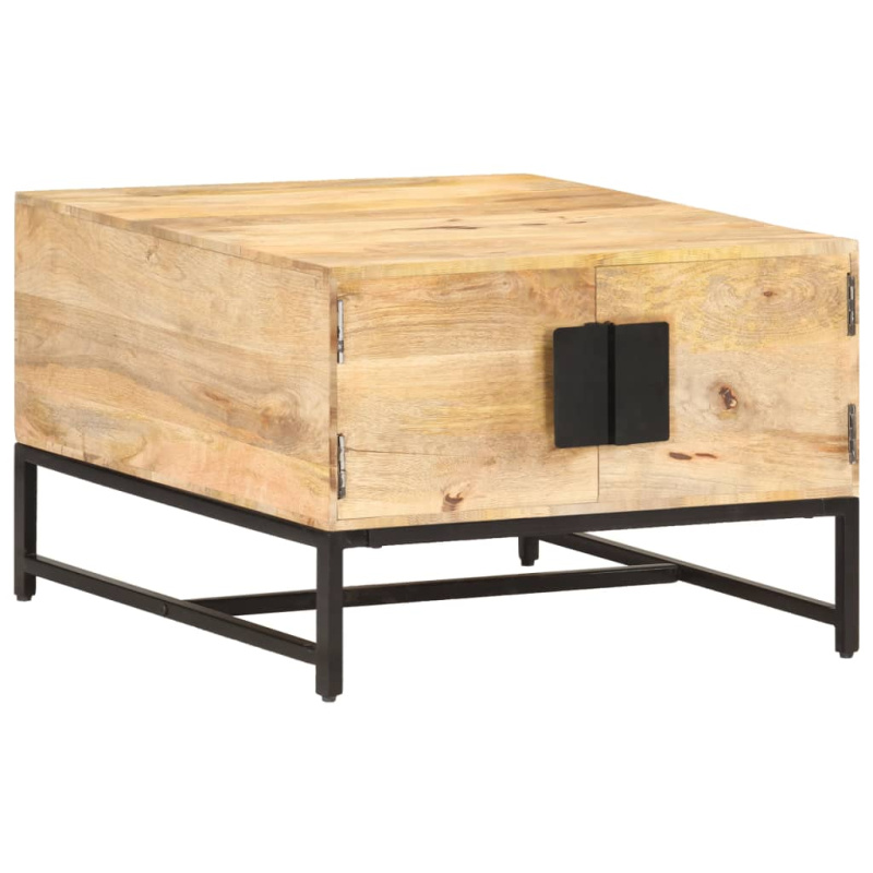 Konferenční Stolek 67 X 67 X 45 Cm - masivní akáciové dřevo