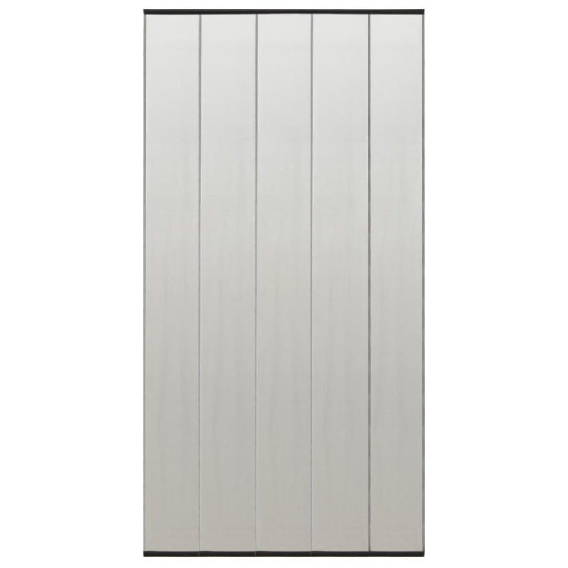 Dveřní Síť Proti Hmyzu S 5Dílným Závěsem Černá - 100 x 220 cm