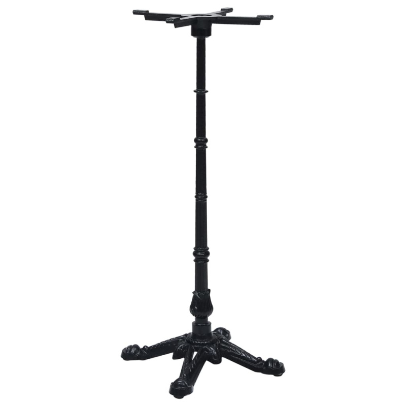 vidaXL Noha k jídelnímu stolu černá 76 x 76 x 107 cm litina