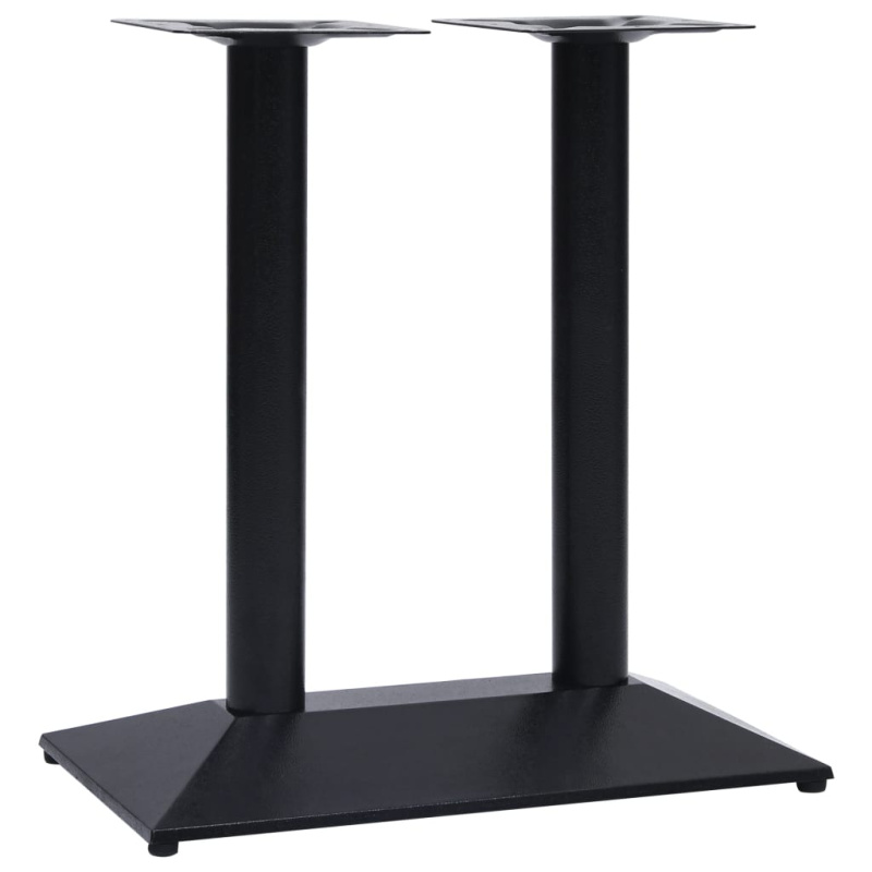 vidaXL Noha k bistro stolku stříbrná 70 x 40 x 72 cm nerezová ocel