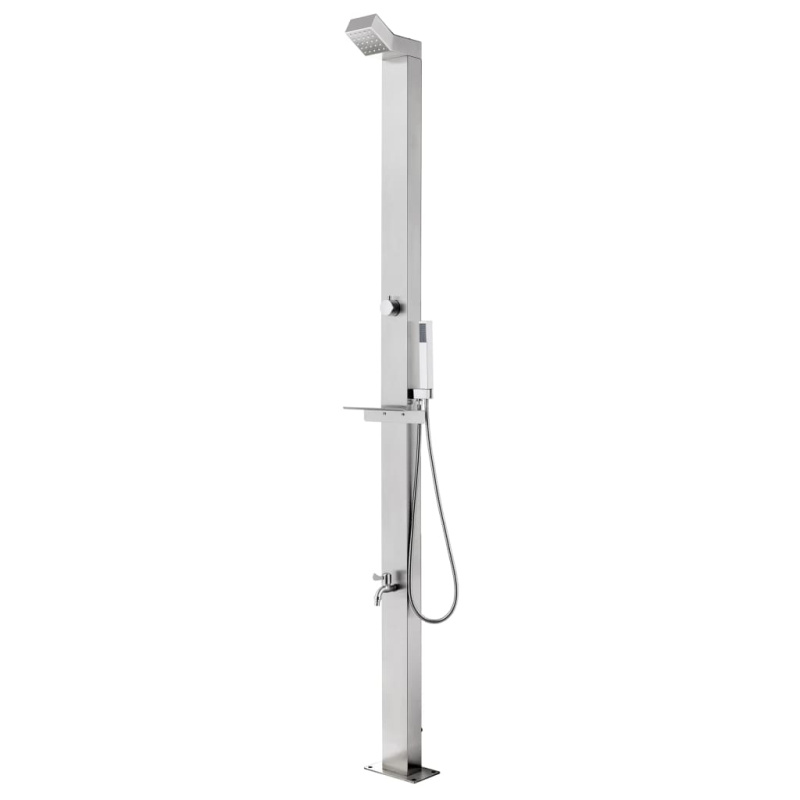 Zahradní Sprcha 220 Cm Nerezová Ocel Vaření