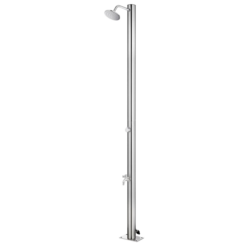 Zahradní Sprcha 215 Cm Nerezová Ocel