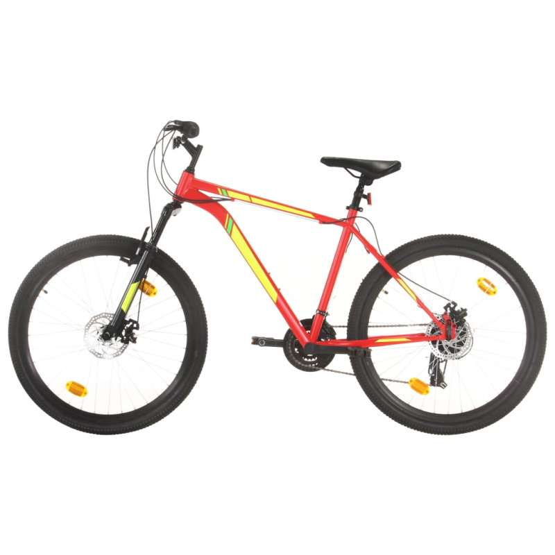 Horské Kolo 21 Rychlostí 27,5 Kolo Červené - 38 cm