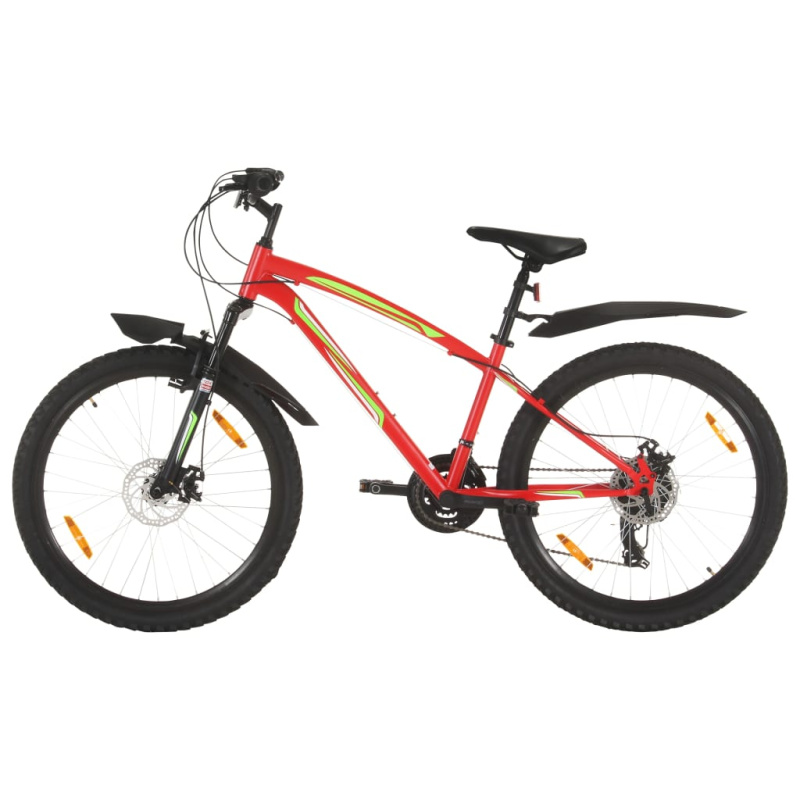 Horské Kolo 21 Rychlostí 26 Kolo Červené - 36 cm