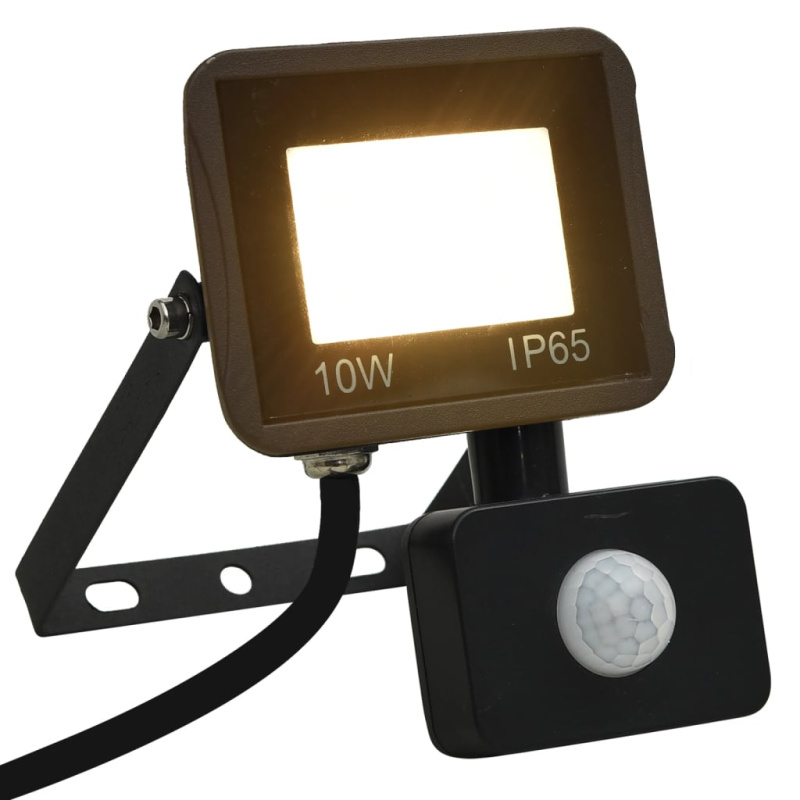 Led Reflektor Se Senzorem Teplé Bílé Světlo