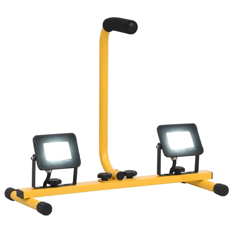 Led Reflektor S Rukojetí Studené Bílé Světlo - Teplá bílá / 2 x 10 w