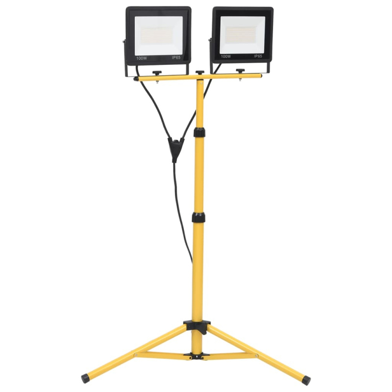 Led Reflektor Se Stojanem Teplé Bílé Světlo - Studená bílá / 2 x 100 w