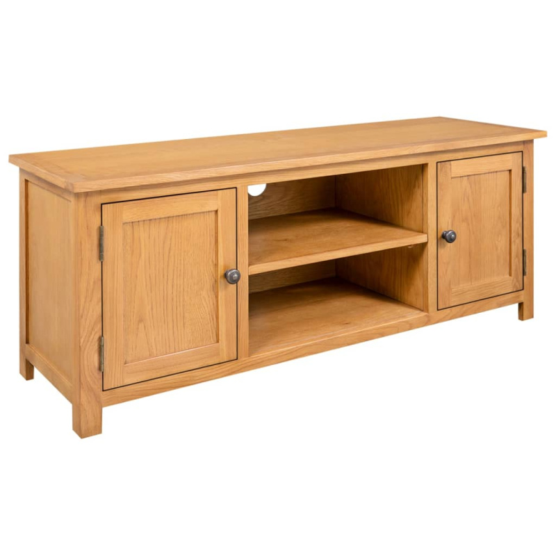 Tv Stolek 110 X 35 X 44 Cm Masivní Dubové Dřevo