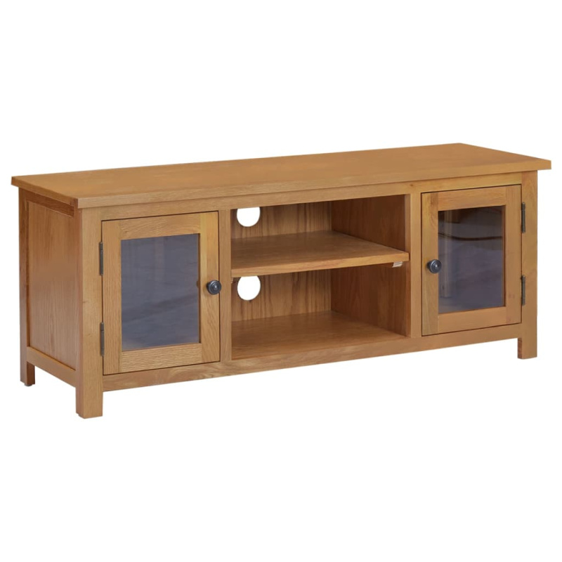 Tv Stolek 110 X 35 X 44 Cm Masivní Dubové Dřevo