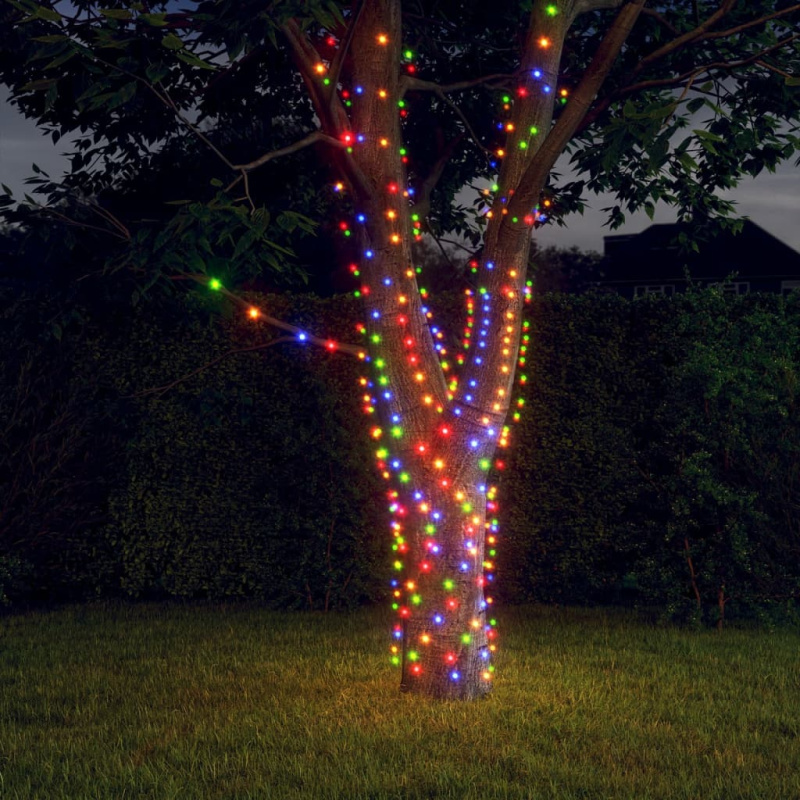 Solární Světelné Řetězy 2Ks 2X200 Led Pestrobarevné Dovnitř/Ven - Teplá bílá / 5