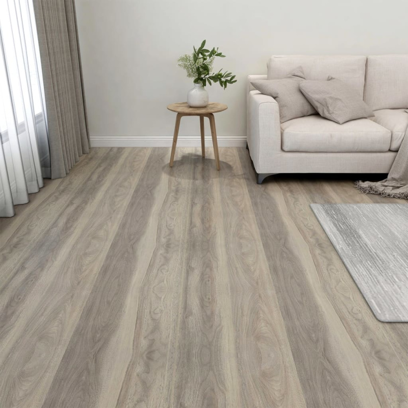 Samolepicí Podlahové Desky 20 Ks Pvc 1,86 M² Taupe - Taupe