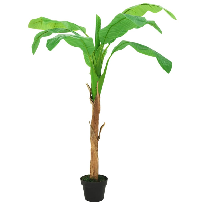 Umělý Banánovník S Květináčem Zelený - 180 cm