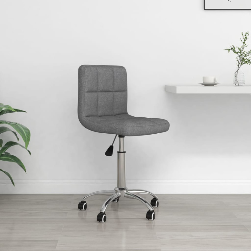 Otočná Kancelářská Židle Textil - Taupe