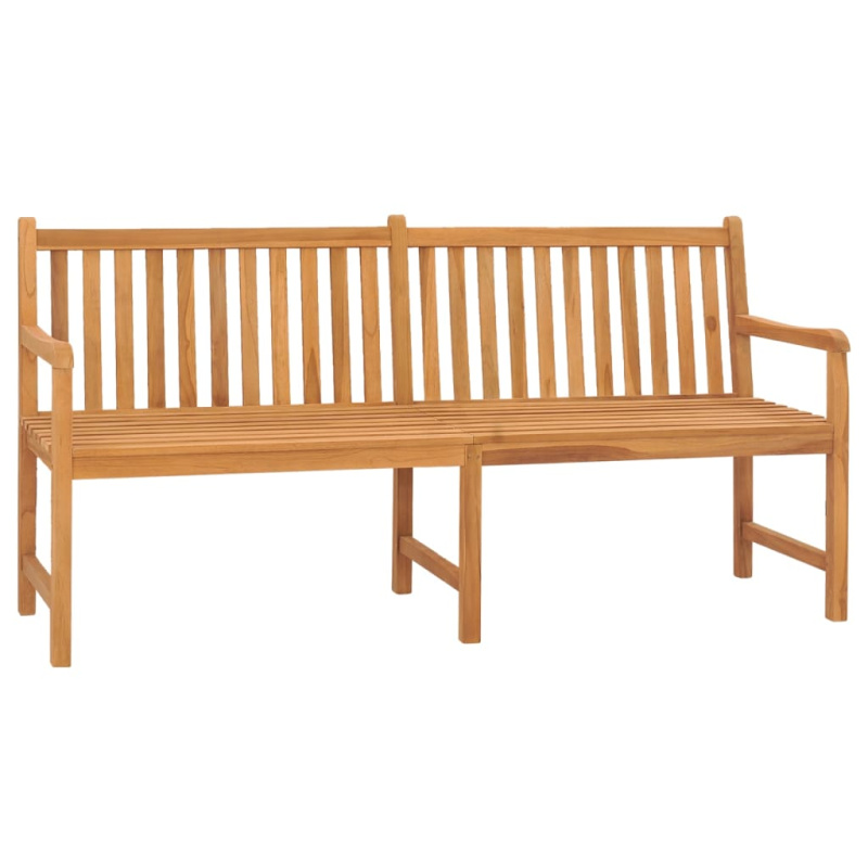 Zahradní Lavice Masivní Teakové Dřevo - 114 cm