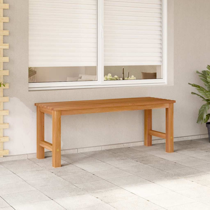 Zahradní Lavice 114 Cm Masivní Teakové Dřevo - 2 / 180 x 40 x 45 cm