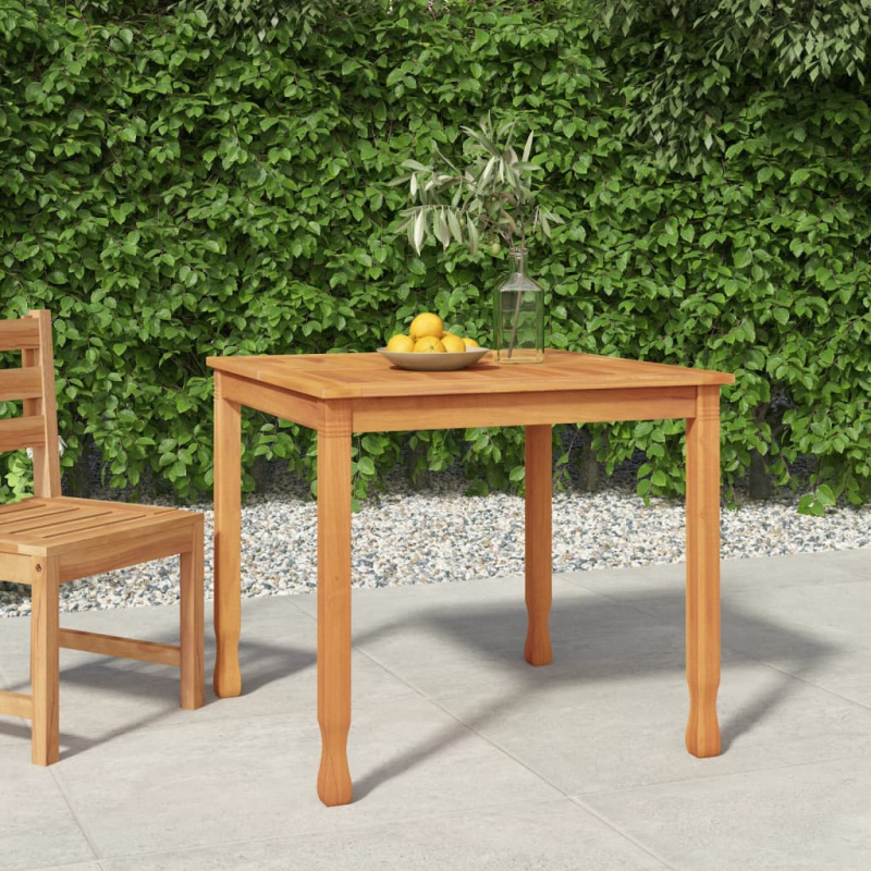 Zahradní jídelní stůl 85 x 85 x 75 cm masivní teak