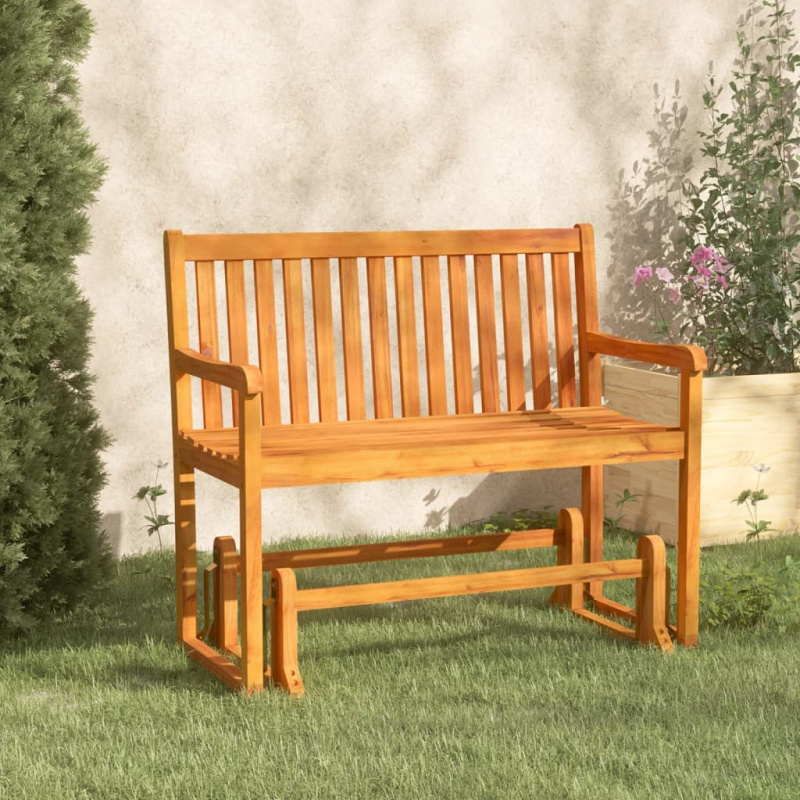 Zahradní Houpací Lavice 110 Cm Masivní Akáciové Dřevo