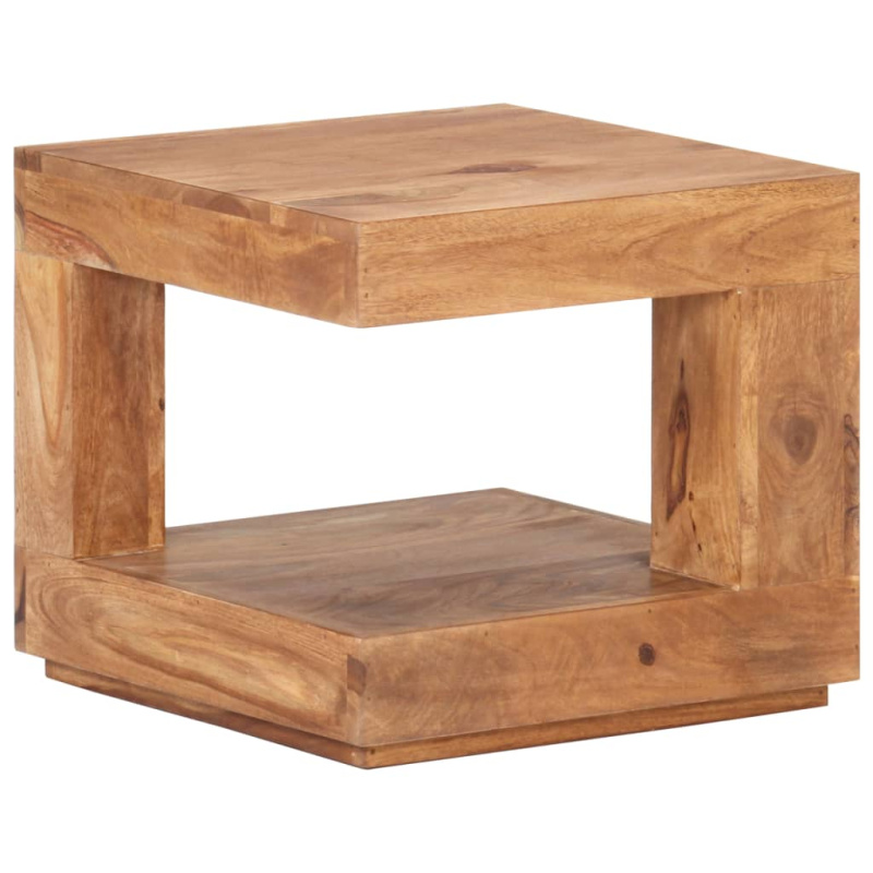 Konferenční Stolek 45 X 45 X 40 Cm - masivní recyklované dřevo