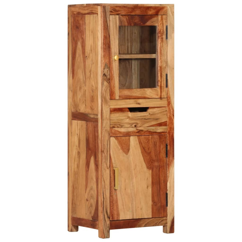 Skříň highboard 40 x 34 x 110 cm masivní akáciové dřevo