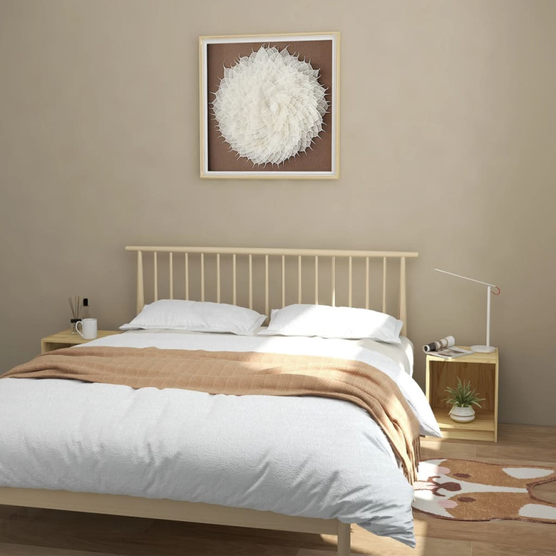 Noční Stolky 2 Ks 35,5 X 33,5 X 41,5 Cm Masivní Borové Dřevo - medová hnědá / 2