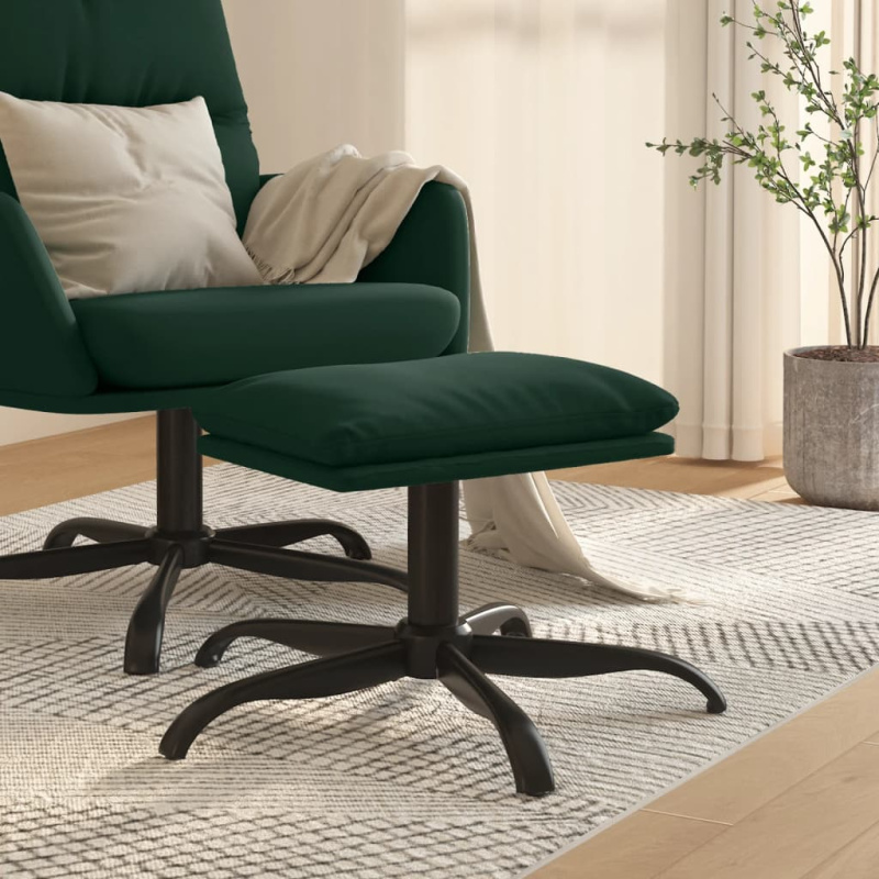 Podnožka 60X60X36 Cm Textil - Světle šedá