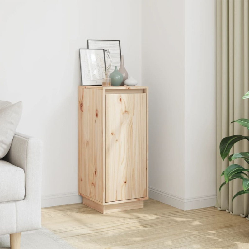 Příborník 31,5 X 34 X 75 Cm Masivní Borové Dřevo - Přírodní / 2