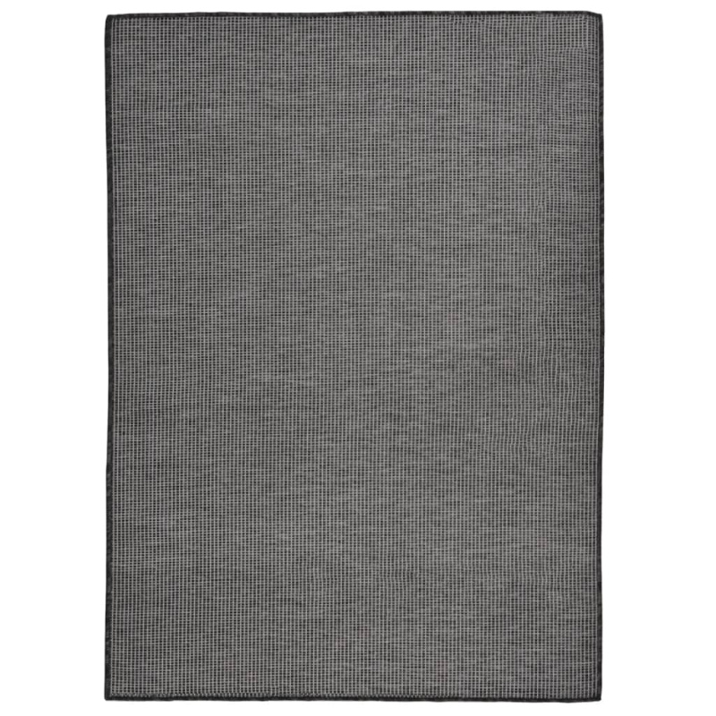 Venkovní Hladce Tkaný Koberec - Vzor listí / 80 x 250 cm