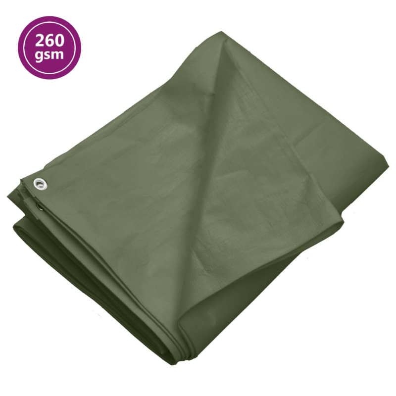 Plachta 260 G/M² Hdpe Zelená - 260 gsm / 3 x 6 m
