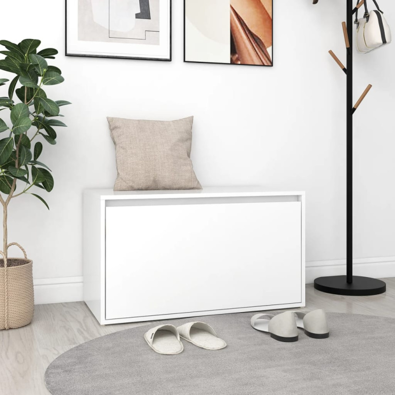 Lavice Do Předsíně 80 X 40 X 45 Cm Kompozitní Dřevo - Kouřový dub