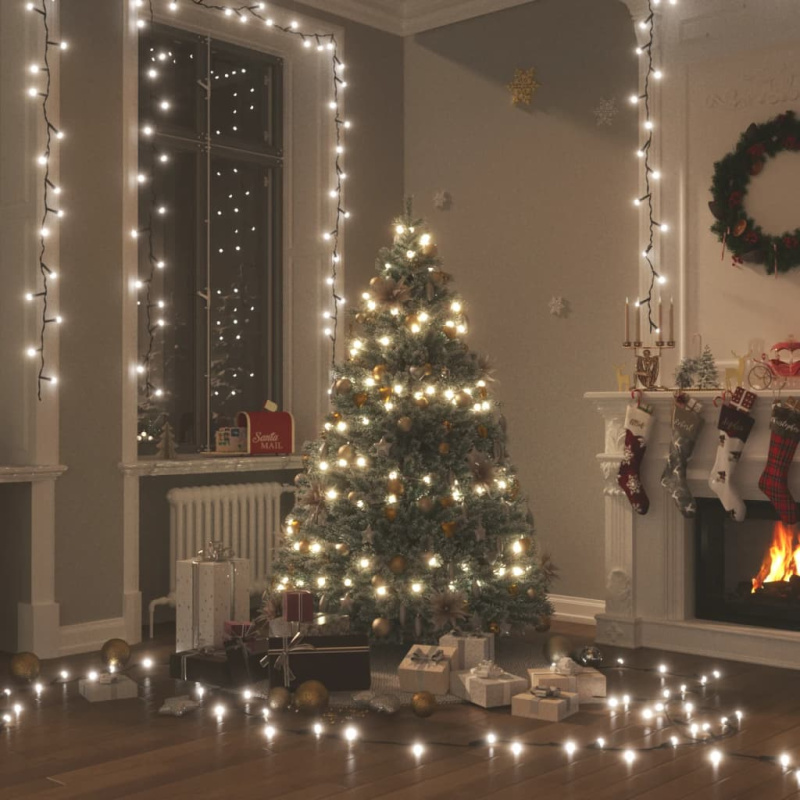 Světelný LED řetěz se 2 000 LED diodami vícebarevný 200 m PVC