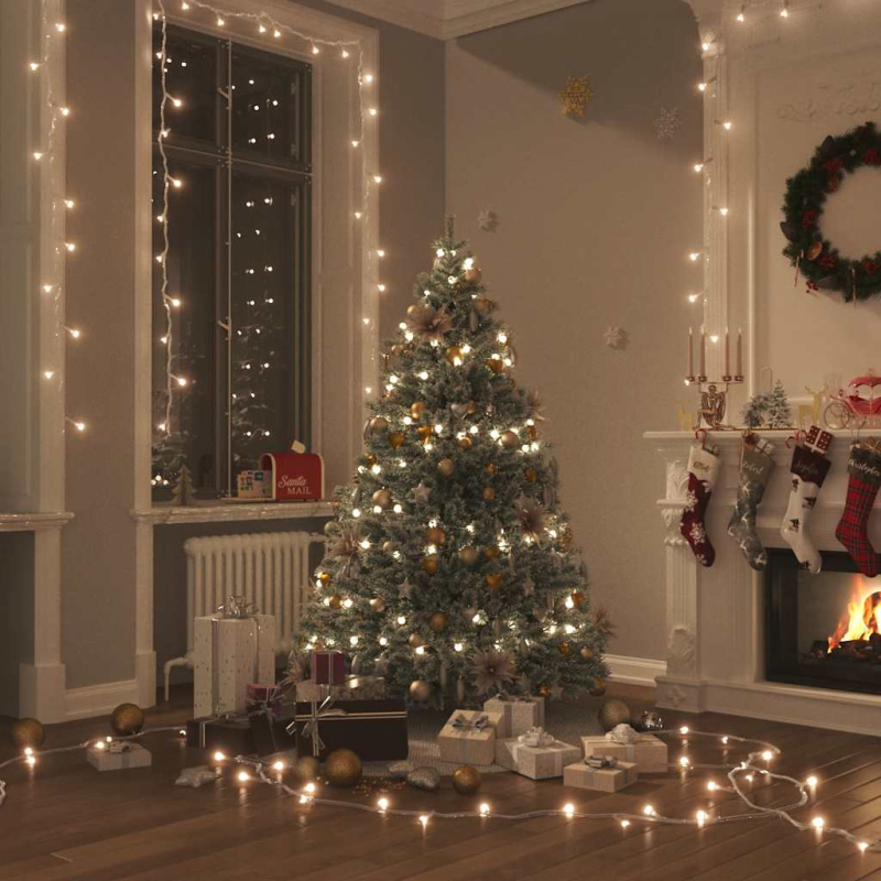 Světelný Led Řetěz Se 2 000 Led Diodami Teplý Bílý Pvc - 60 m