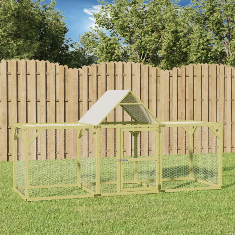 Kurník Impregnované Masivní Borové Dřevo - 300 x 100 x 150 cm