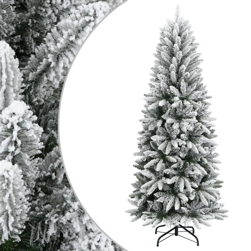 Umělý Vánoční Stromek Se Sněhem Pvc A Pe - bez LED / 180 cm