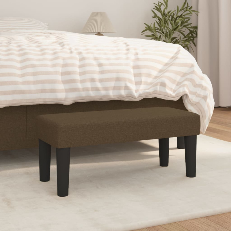 Lavice Textil - Krémová / 70 x 30 x 30 cm