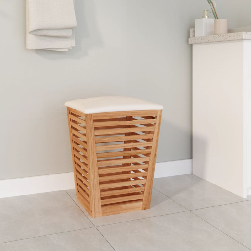 Koupelnová Stolička 40,5 X 40,5 X 56 Cm Masivní Ořechové Dřevo