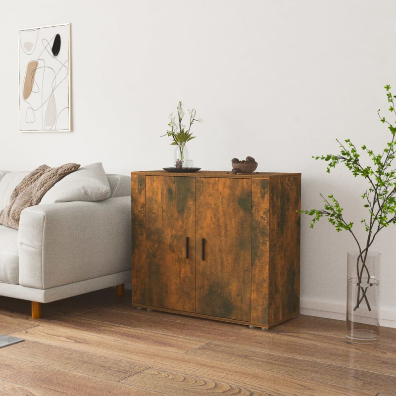 Příborník 80X33X70 Cm Kompozitní Dřevo - dub sonoma