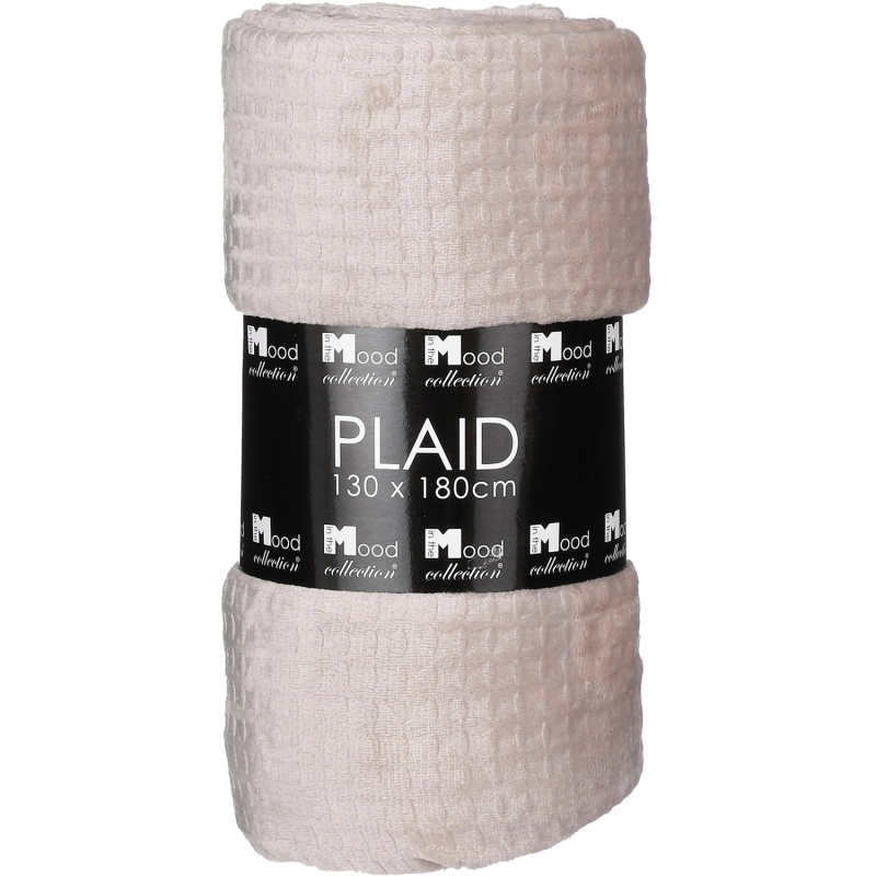 In the Mood Fleecová deka Joanne, béžová, 180 x 130 x 1 cm