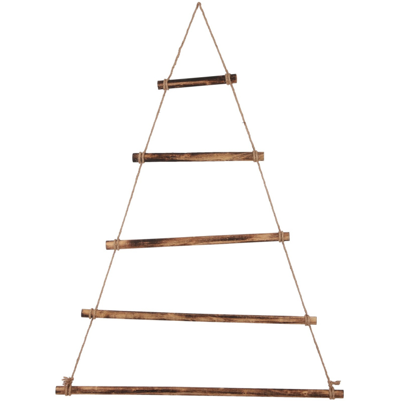 House of Seasons Vánoční dekorace stromeček hnědý 110 x 3 x 150 cm