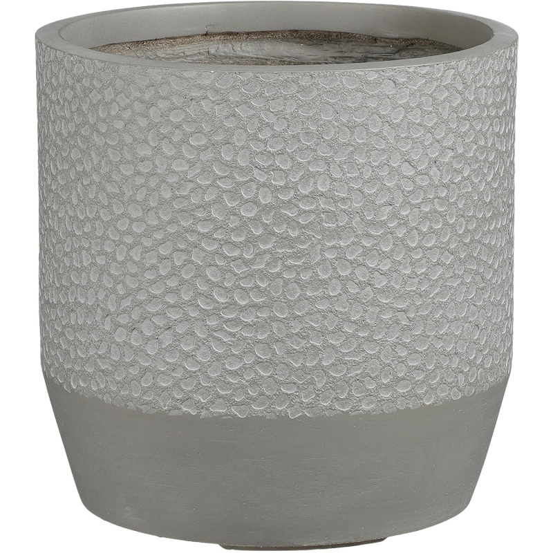 Mica Decorations Květináč Bogota Outdoor, magnesium, šedý, pr. 24 x 24 cm