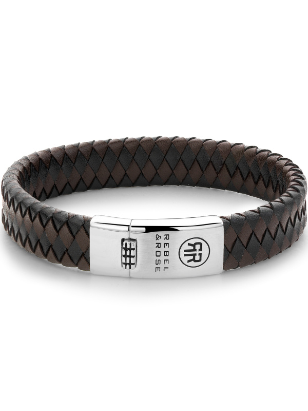Rebel & Rose RR-L0126-S-L Mens náramek - Braided Flat