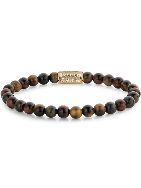 Rebel & Rose RR-60099-G-L Mens náramek - Who's afraid of the Tiger