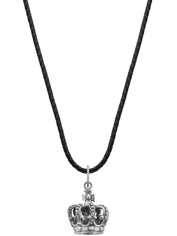 Rebel & Rose NL024-S-70 Unisex Necklace - Royal Crown