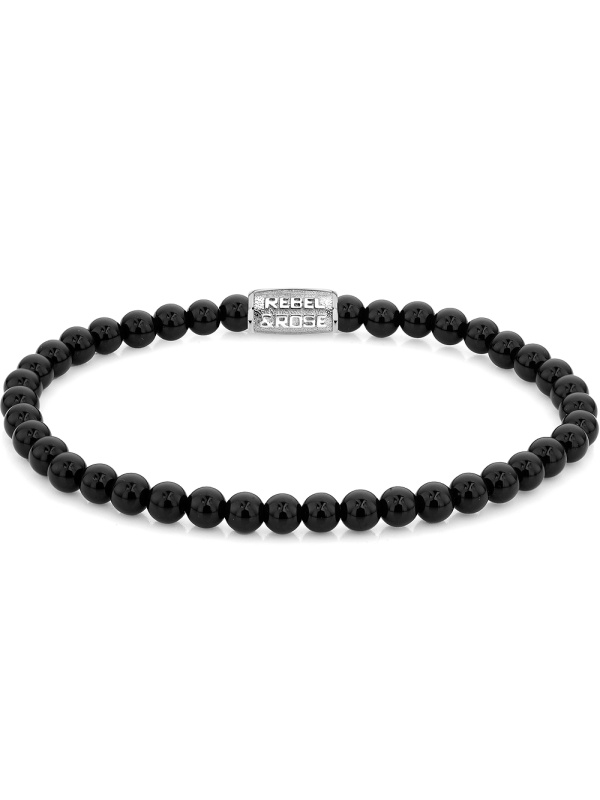 Rebel & Rose RR-40107-S-M Unisex náramek - Black Velvet