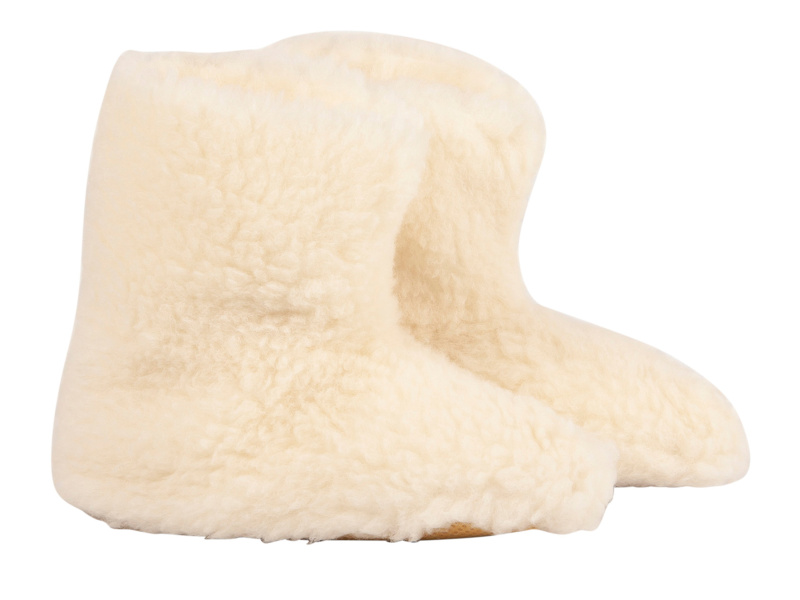 TXL Comfort Dámská / Pánská obuv ze střižní vlny (bílá, 36/38)